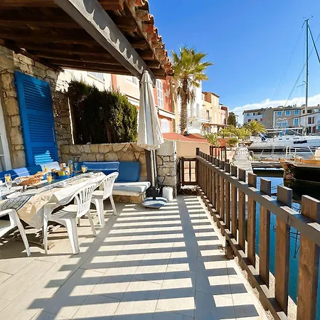 Grande Maison De Pecheur Proche - 4 Terrasses, Wifi, Parking - Fr-1-868-23 Dom wakacyjny Grimaud